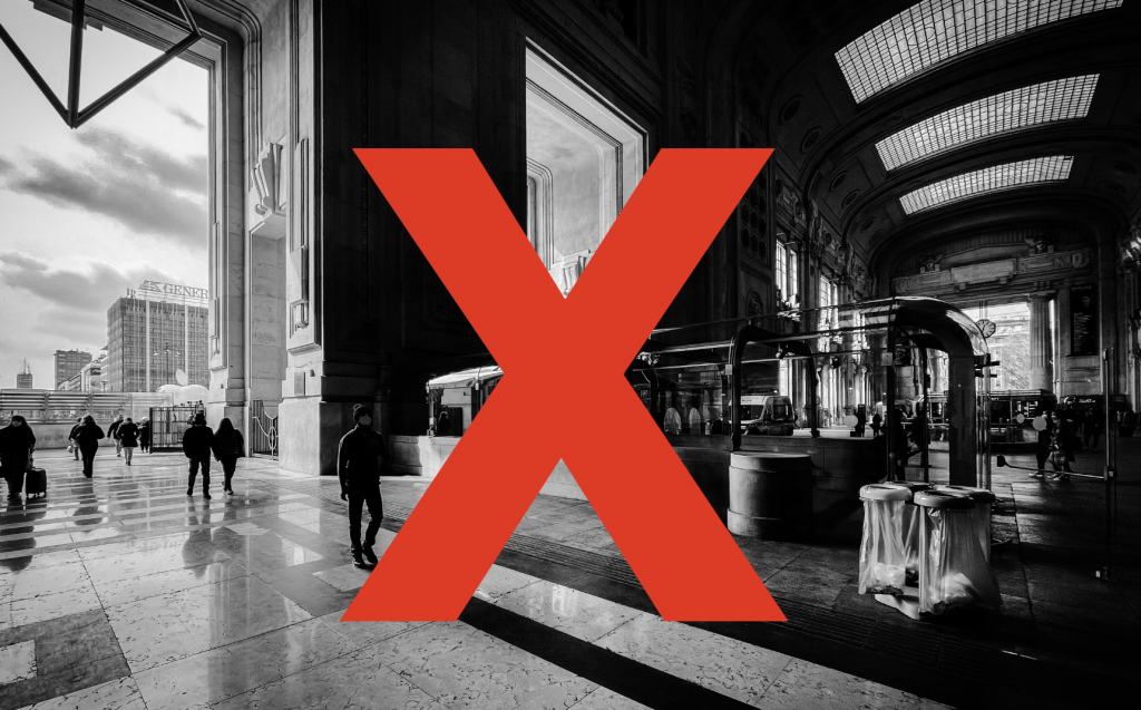 riunione in stazione centrale a milano? no grazie